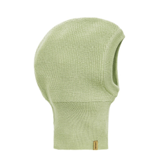 Patentstrikket balaclava i ull 