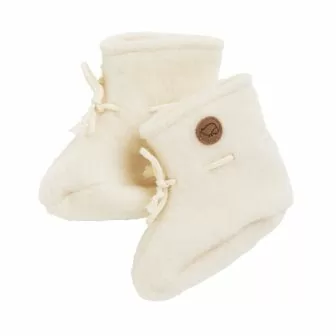 Babysokker i ullfleece  Natur
