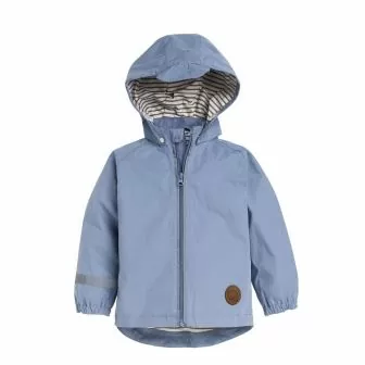 Vindjakke 4 til 8år i økologisk bomull - Blåne