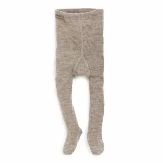 Ullstrømpebukse baby - Linfarge