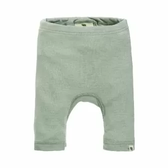 Boxer barn, i ull med silke - Dus mint