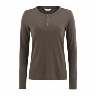 Bestefarstrøye i ull m treknapper 