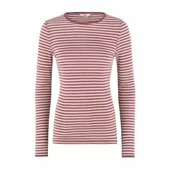 Ullgenser dame - Mørk rose/natur