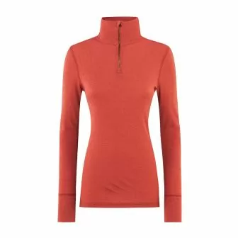 Turtrøye i ull med silke, til dame og herre - Høstrød