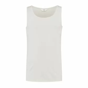 Singlet i ull med silke unisex - Natur