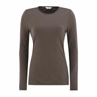 Langermet ulltrøye dame, ull med silke