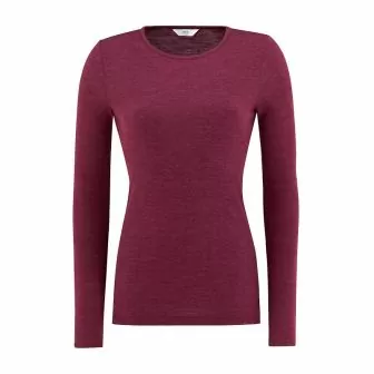 Langermet ulltrøye dame, ull med silke