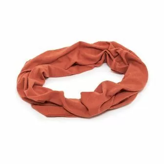 Rundsjal i ull med silke