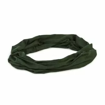 Rundsjal i ull med silke