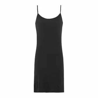 Underkjole i ull med silke - Svart