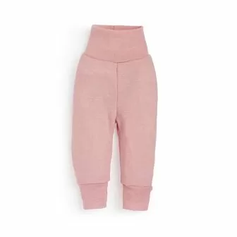 Prematurbukse i ull med silke - Pastellrosa